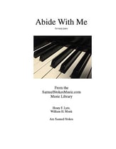 Abide With Me - for easy piano piano sheet music cover